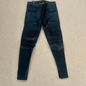J Brand Acrux Moto SlimFit Leather Pants